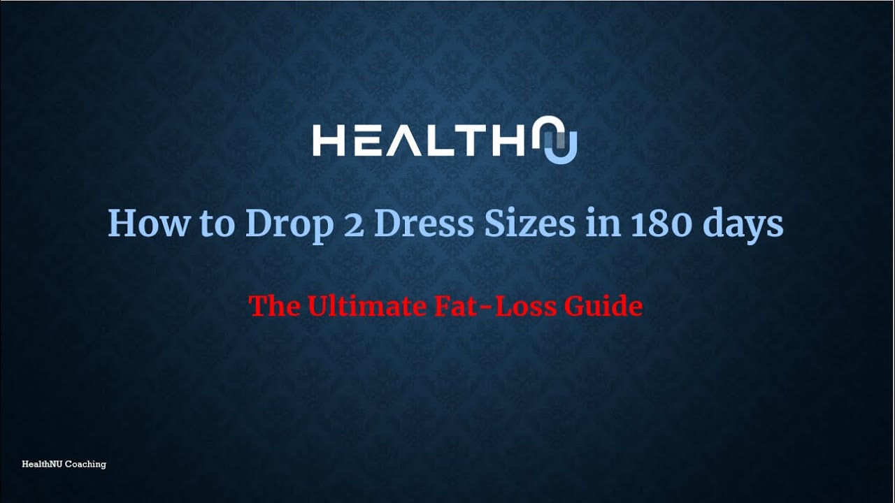 How to Drop 2 Dress Sizes in 180 Days
