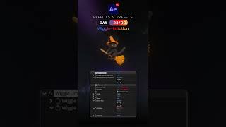 Day 23/90 – Wiggle Rotation Effect | After Effects in 90 Days Challenge 🦋