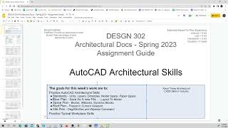 Lecture Architectural Cadd Skills Overview Desgn 302