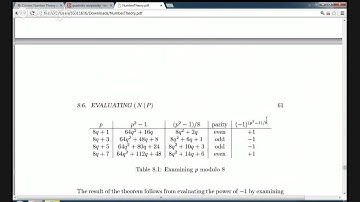 quadratic reciprocity - towards the proof