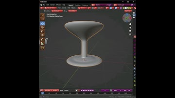 Wine Glass With Screw in#blender #3d #blender3d #artwork #shorts #short #shortvideo #blendertutorial