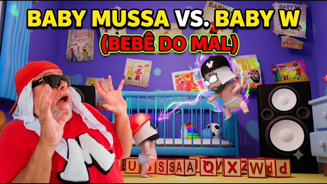 BABY MUSSA VS. BABY W - (BEBÊ DO MAL)  BATALHA DE MUSICA - React MussaPai