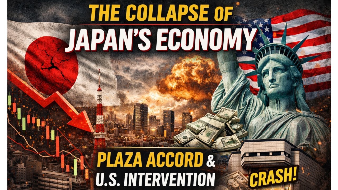 HOW THE UNITED STATES WEAKENED JAPAN’S ECONOMY? | The Plaza Accord | Wealth Underside | Japan | USA
