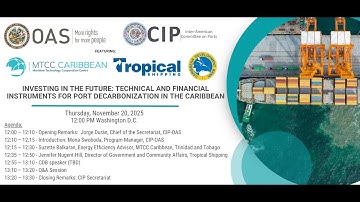 "Investing in the Future: Technical and Financial Instruments for Port Decarbonization in the..."