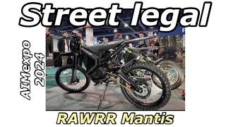 Rawrr Mantis - Street Legal DMV approved electric dirt bike