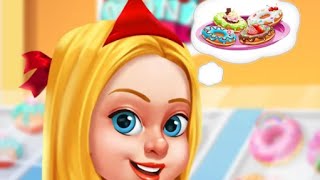 Donut Shop Sweet Bakery Story "Casual Games" Android Gameplay Video screenshot 1