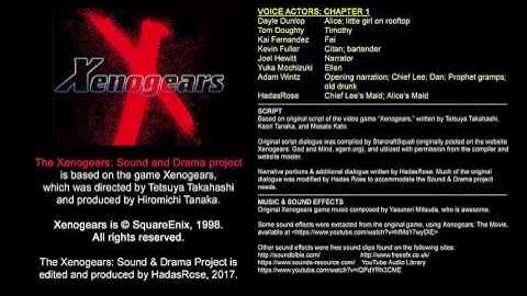 Xenogears dubbed: Sound and Drama Project Chapter 1: opening and village of Lahan [audio fandub]