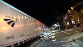 Epic Saturday Night Railfanning with Amtrak and CSX Meet(w/o scanner)!!!