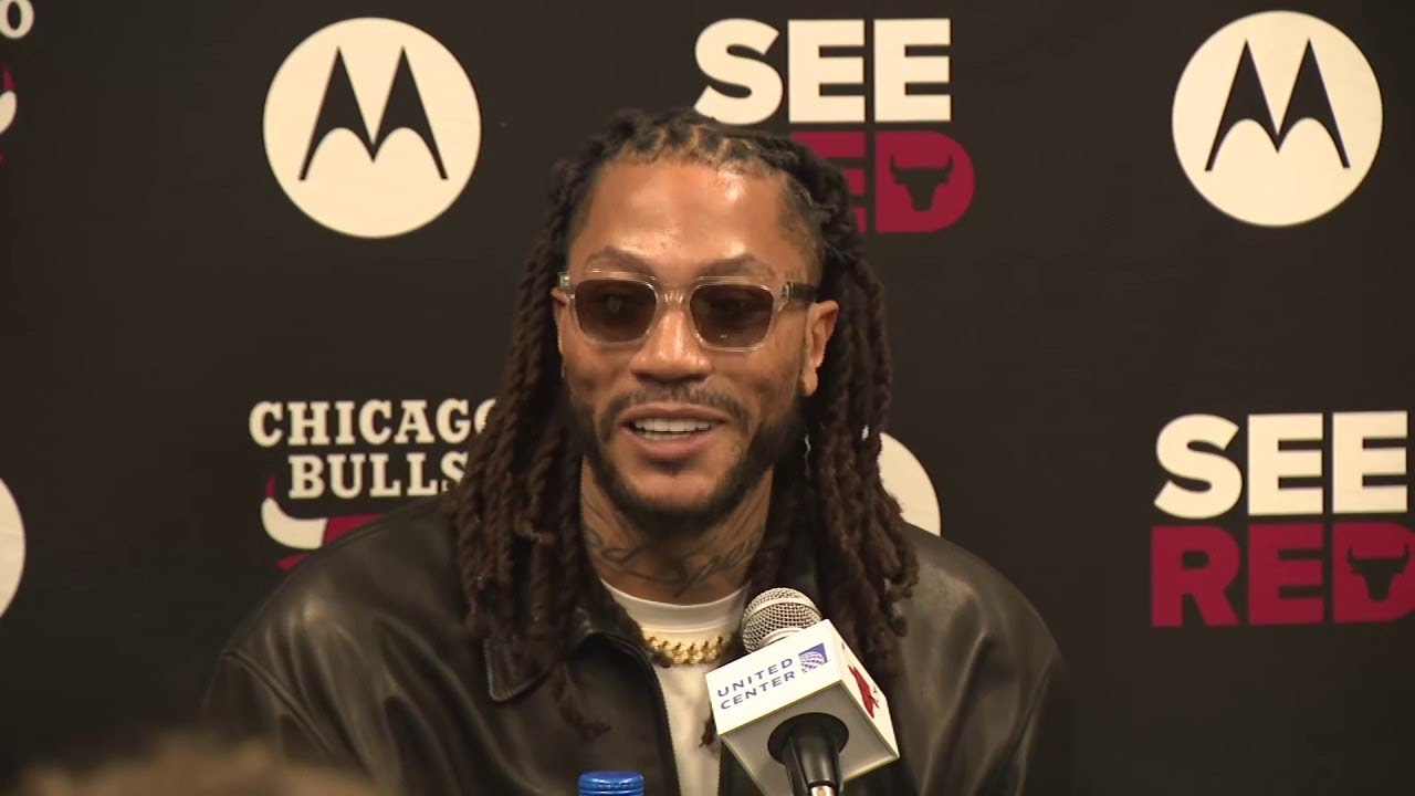 Full Press Conference: Derrick Rose speaks on the Chicago Bulls retiring his jersey
