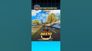 How To Solve Full Screen Problem In Ff | Ff Notch Screen Problem | #Shorts