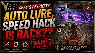 LEGEND OF YMIR CHEATS / EXPLOITS: AUTO LURE, SPEED HACK IS BACK