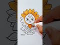 Bloom bright, shine happy 🌻💫 #art #coloring #foryou #shorts #fyp