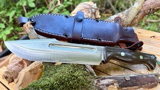 Bark River Tope Recon 3V test #knifetest #usaknife #knifereview #campknife #fixedblade 