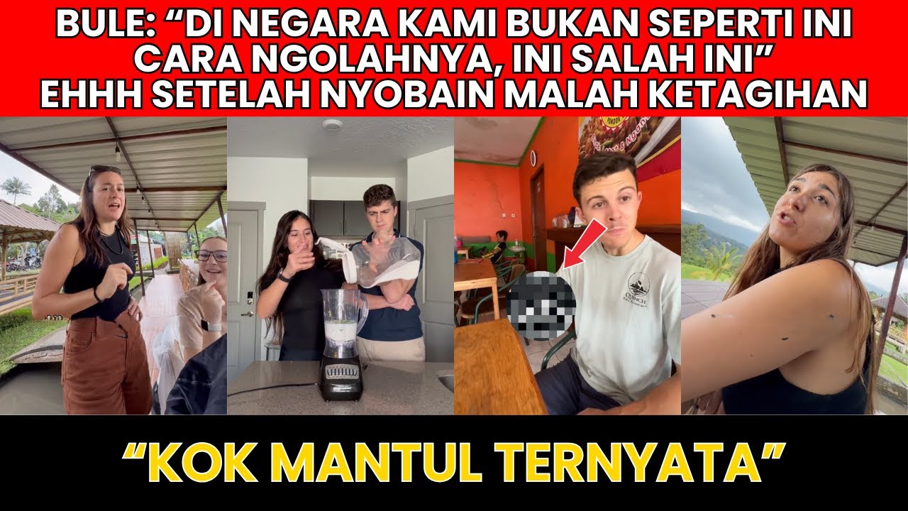 Awalnya Ngeluh Aneh, Tapi Begitu Coba... Bule Ini Langsung Ketagihan Berat