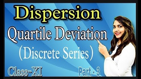 Quartile Deviation- Discrete Series