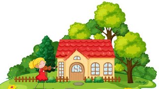 How to coloring house drawing step by step, coloring, drawing, painting #house #kids