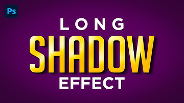 How To Make Long Shadow In Photoshop - Any Version | No Script or Plugin | Simple Method