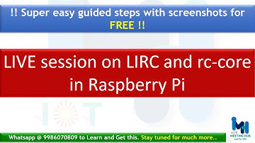 Hindi - Live | IR Keymap | LIRC | Raspberry Pi | #ElecrowMaker