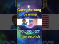 Guess the song by emoji in 10 second. Music quiz №18