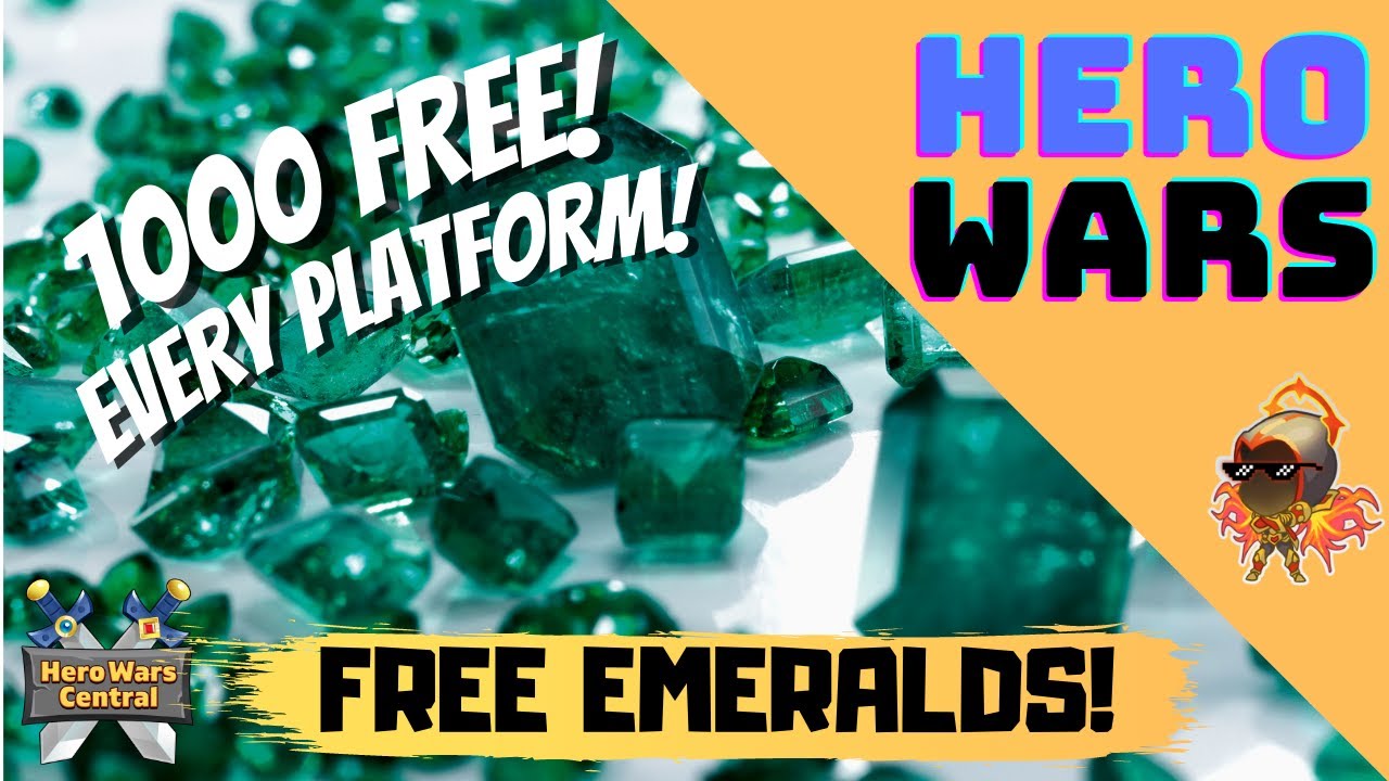 1000 Free Emeralds! Hero Wars YouTube