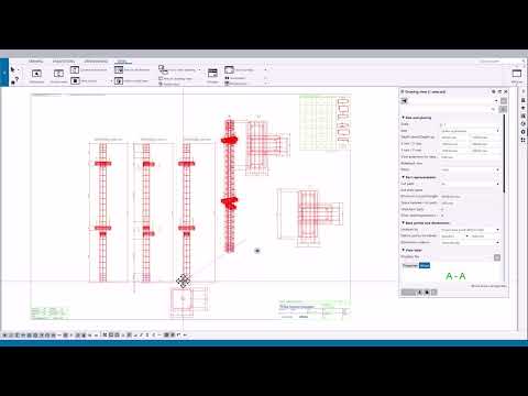 Modify drawing views in Tekla Structures