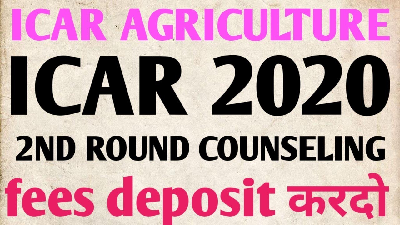 ICAR CUTOFF MARK ICAR COUNSELING ICAR BEST FACULTIES ICAR RESULTS 2020 ICAR COUNSELING ICAR 2020