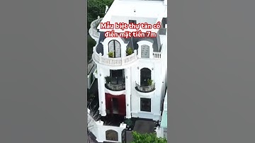 Mẫu biệt thự tân cổ điển mặt tiền 7m