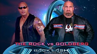 The Rock vs Goldberg Backlash 2003 Highlights 