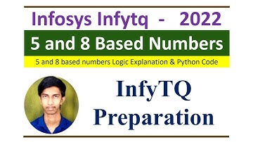 InfyTQ previous year Coding Question #10 | InfyTQ 5 & 8 based numbers sum | InfyTQ  final round 2022