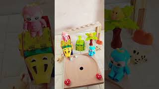 marble Run Race ASMR #304 Wooden Wave Course Colorful Marbles #marblerun #marblerunrace #asmr