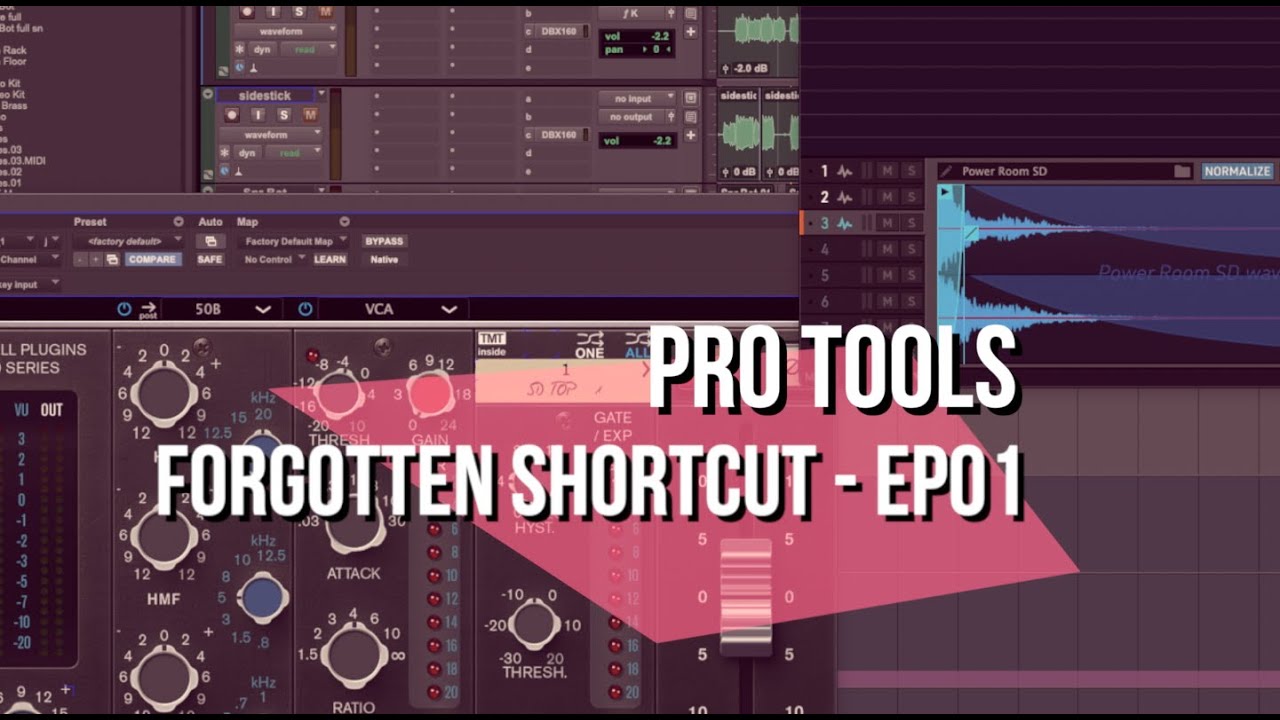Pro Tools - Forgotten Shortcut EP 01 - Modify Groups - Aymeric Desmots
