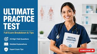 ULTIMATE Medical Assistant Exam Prep: Everything You Need to Pass on Your 1st Try! #examprep