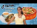 I Made A 3-Course Dinner Using TikTok Recipes