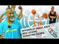 Mahmoud abdulrauf top nba shooting guard giving his opinion about official foobaskill ball