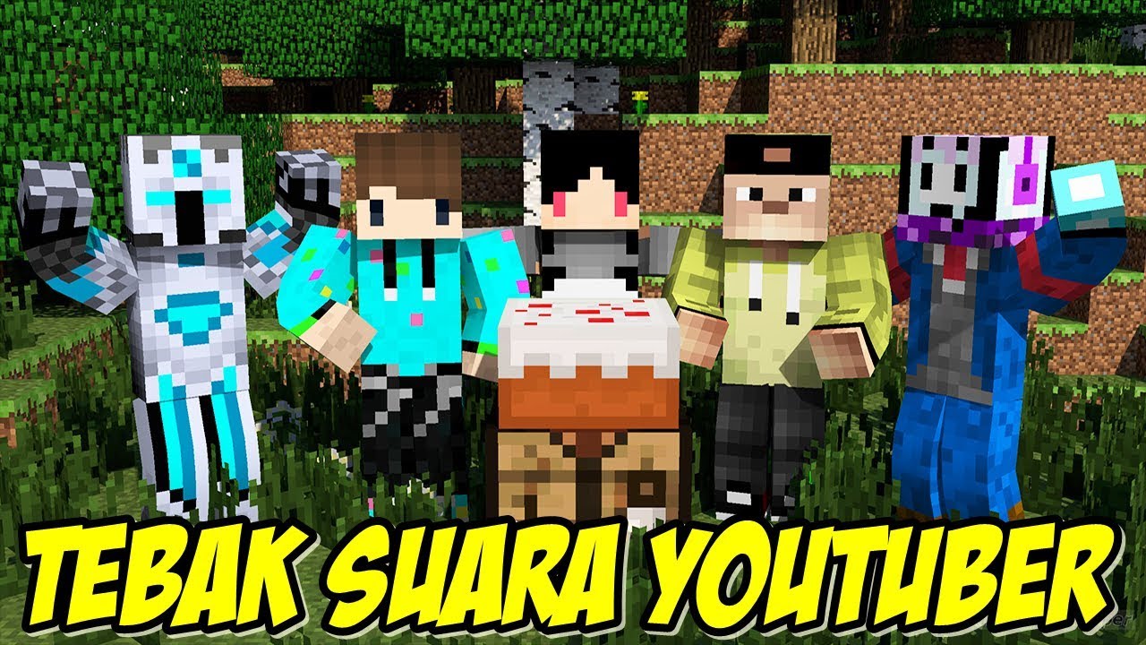 Tantangan Kocak MENEBAK SUARA YOUTUBER MINECRAFT PALING TERKENAL - YouTube