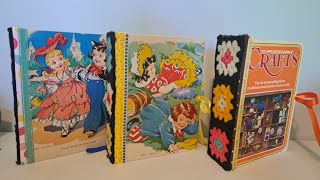 Flip-through of 3 large Glue books   (Sold-thank you!❤️)