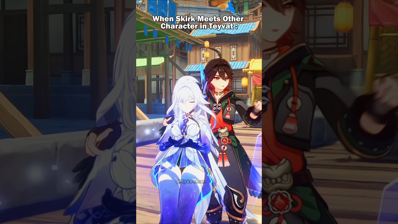 When Skirk Meets Someone In Teyvat 🗿😆 | Genshin impact 