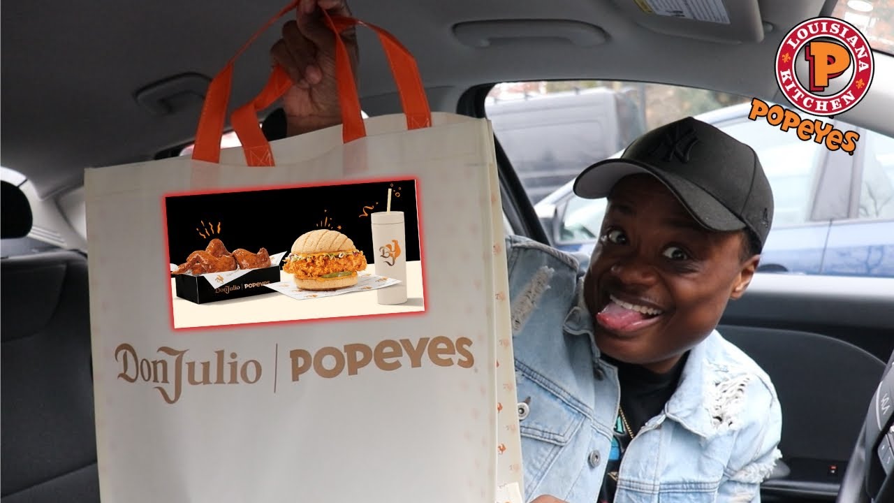 i ate the popeyes x don julio meal so you don't have to *GONE