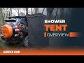 Shower Tent Field Test Outdoor Bathing More Convenient Than Expected