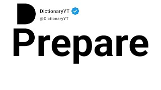Prepare Synonyms | Thesaurus | Similar Words 