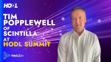 Tim Popplewell of Scintilla at HODL Summit 2025