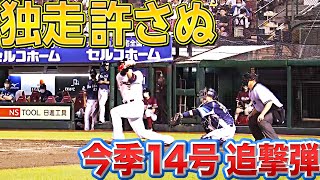 【独走許さぬ】浅村栄斗『今季14号は追撃ソロ弾』