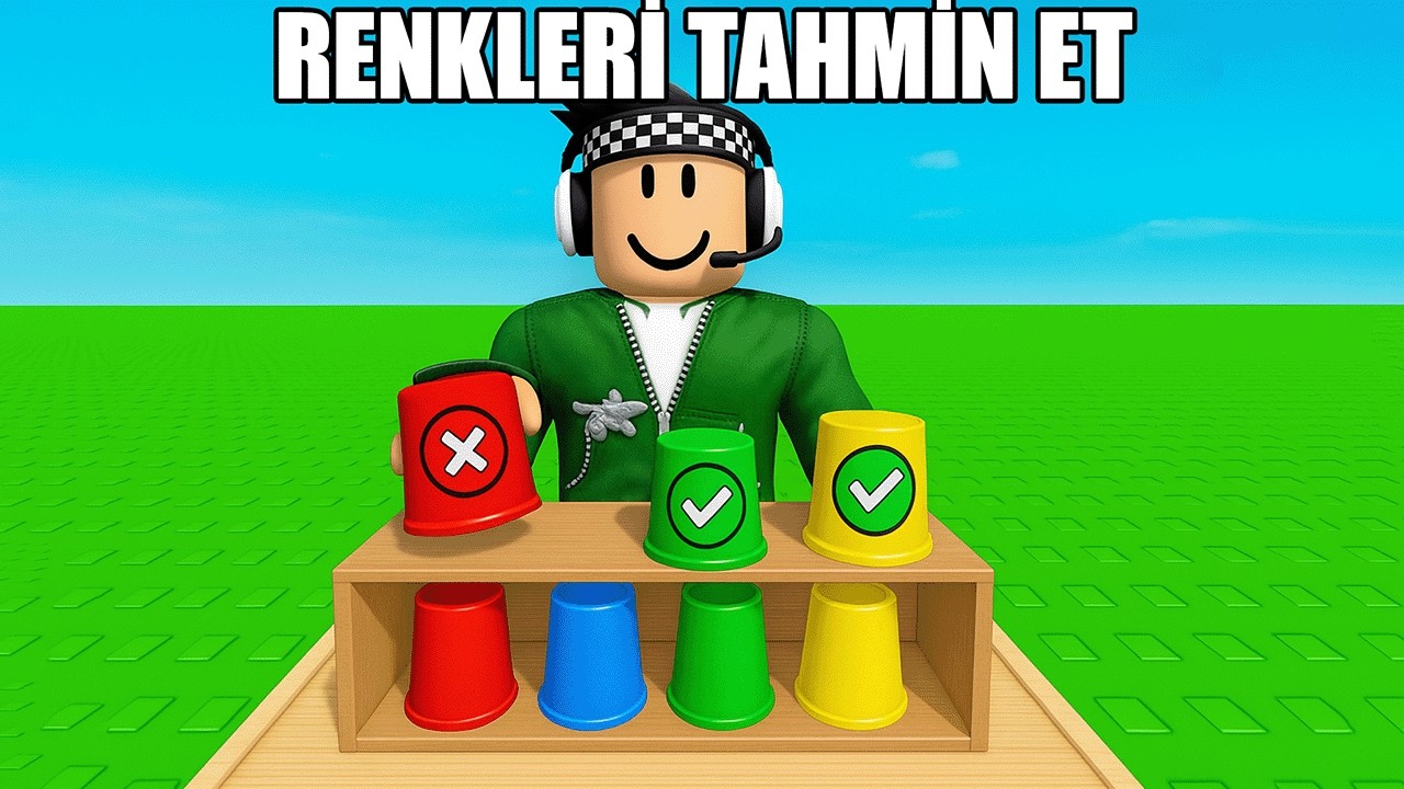 BARDAKLARI DOĞRU DİZEN KAZANIR! - Roblox Cup Battles