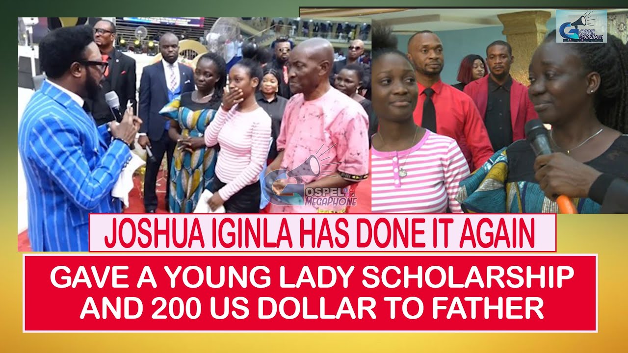 Joshua Iginla foundation awards scholarship to young girl and provides 200 US  Dollar cash support