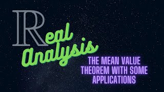 The Mean Value Theorem with some applications