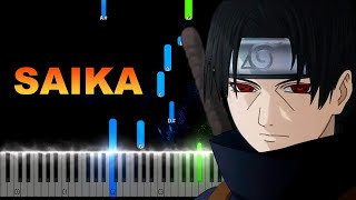 Naruto Shippuden OST - Saika Piano Tutorial