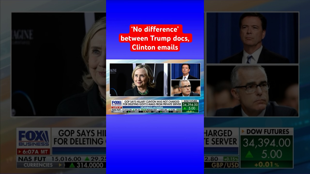 Making a distinction between Trump docs, Hillary emails is ‘completely bogus’: Liz Peek #shorts