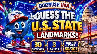 Guess the U.S. State by the Famous Landmark 🇺🇸 | Can You Score 30/30