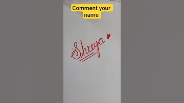 ✨ Cursive Name Art | Stylish Name Writing in Cursive | Calligraphy for Beginners #shorts #shreya