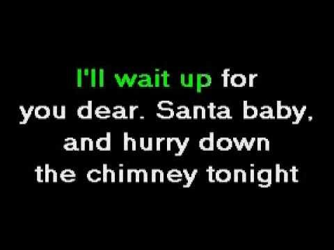 karaoke santa baby.avi